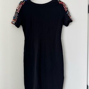Zara Trafaluc Embroidered Dress